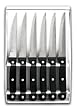 Lacor 39060, Set 6 coltelli da carne con lama seghettata