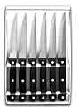 Lacor - 39060 - 6 Couteaux pour Steak - Lame Crant&eacute;e
