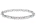 Opal Gemstone Bracelet 3.4 Carats in Sterling Silver .925