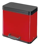 Hailo 0630-210 Tret-Abfalltrenner Trento &ouml;ko 19 + 11, rot