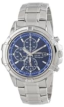 Hot Sale Seiko Men's SSC141 Chronograph Solar Dress Sports Japanese Quartz Watch