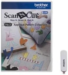 BROTHER SEWING ScanNcut CAUSB2 Applique Pattern Collection / CAUSB2 /