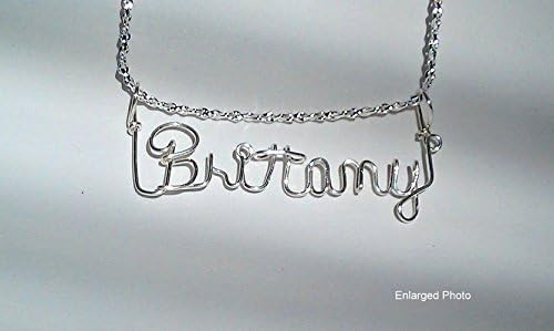 Hand Scripted 925 Sterling Silver Personalized Name Necklace