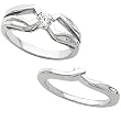 14K White Gold Diamond Solitaire Wedding Set - 0.50 Ct.