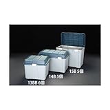 エスコ 545x440x455mm収納ケｰス 樹脂製/6個 EA505-13BB
