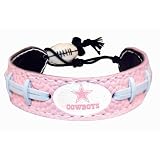 Dallas Cowboys Pink NFL Football Bracelet