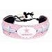 Dallas Cowboys Pink NFL Football Bracelet