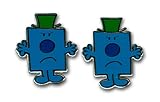 Mr Grumpy Enamel Cufflinks