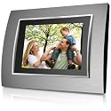 Coby DP854-1G 8.4-Inch Digital Photo Frame with MP3 Player (Metallic)