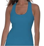  : Beyond Yoga Supplex Racer Back Camisole (Ocean, X-Small)
