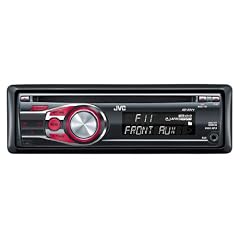JVC KD-R 311 MP3-CD-Tuner (Front-Aux Eingang) schwarz-rot