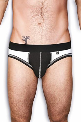 Chris Salvatore Men's Designer Sport Briefs - Tighty Whitey (Large, White)