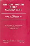The One Volume Bible Commentary