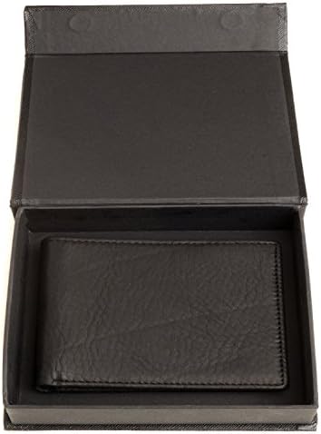 Black Slim Leather Wallet for Men - Twisted Leather Bags