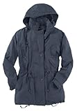 Plus Size Jacket, Anorak In Weather-Resistant Taslon (Dark Pewter,2X)