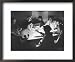 Workers on the Fort Blanding Site Playing a Game of Poker Framed Art Poster Print by Thomas D. Mcavoy, 22x18