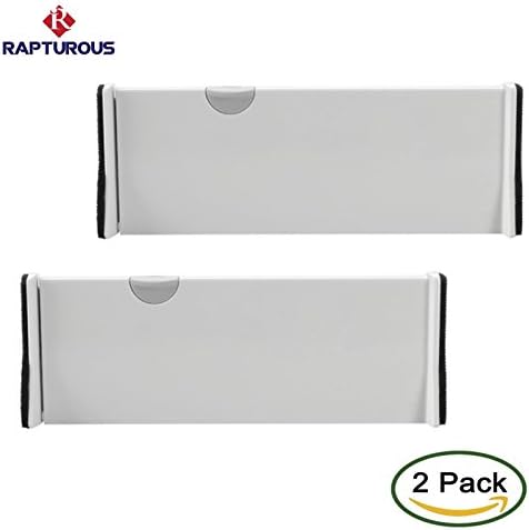 2-pack Adjustable DRAWER DIVIDERS - Good Grips Dresser Organizer ,
