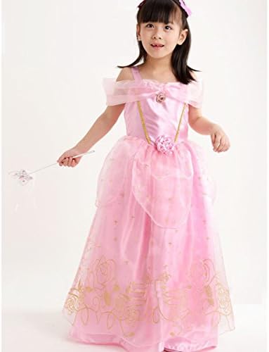 Oisk Baby Girls Children Princess Ball Dress Party Halloween Costume (2-3 Years Old, Pink)