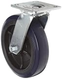 41xJAIViw4L. SL160  RWM Casters 45 8 Diameter Urethane Polypropylene Wheel Kingpin Medium Duty Swivel Plate Caster with Straight Roller Bearing, 4 1/2 Length X 4 Width Plate, 1000 lbs Capacity Range