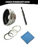 Canon Powershot SD780 IS 2.0x Telephoto (Magnetic Lens) + DIGI Micro-Fiber  ....