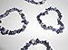 1pc Natural Healing Crystal Sodalite Chip Gemstone 7 Inch Stretch Bracelet