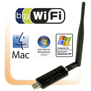 Wireless 802.11 G 11g WiFi WLAN USB Network Adapter with 5 dBi Antenna by 