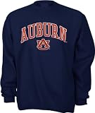 Auburn Tigers Youth Navy Tackle Twill Crewneck Sweatshirt