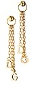 JEWELS I D&G EXT IPG LONG EARRINGS WITH D&G CHARMS DJ0839 female