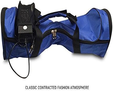 Balancing Scooter Sport Electric Scooter Smart Two 2 Wheel Balance Scooter Board with LED Light (Bag-Blue)