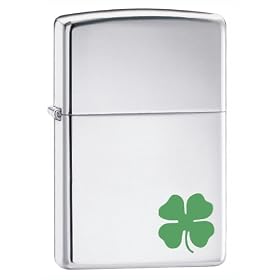 Zippo 24007 A Bit O' Luck High Polish Chrome - Briquet de collection Made in USA