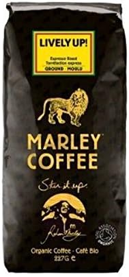 (12 PACK) - Marley Lively Up - Espresso Roast Ground Coffee| 227 g |12 PACK - SUPER SAVER - SAVE MONEY