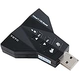 ESOUND USB to 3D External Sound Card Audio adapter Virtual 7.1 Channel Ch Sound Mic Speaker Double adaprter for Windows 98SE / ME / 2000 / XP / Server 2003 / Vista . Linux . Mac05