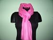 Pink 100% Pure Silk Pashmina Scarf