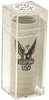Clayton Standard Wall Large Bottleneck Glass Guitar Slide, Clear