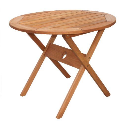 Amazonia Bistro Folding Eucalyptus Table