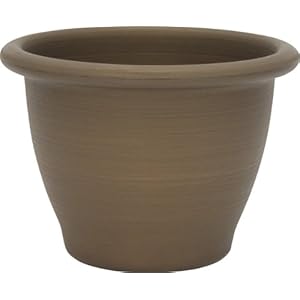 Dynamic Design TN1406AB Toscana 14-Inch Snap-Fit Poly Planter Antique Bronze