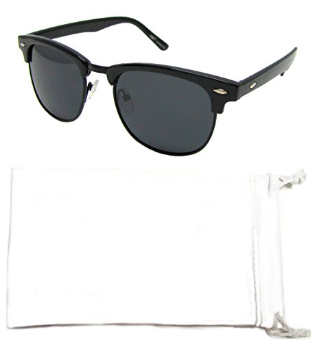 Vox Polarized Sunglasses Horn Rimmed Classic 80s Look Retro