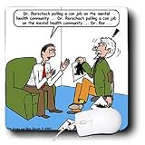 Londons Times Funny Society Cartoons - Rorschach Sham - Mouse Pads