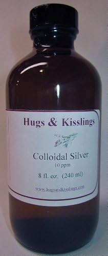 Colloidal Silver Liquid 18ppm Nano Sized Particles (0.0008 Microns) (8 Oz.)