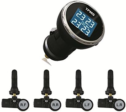 Car Charging Style Wireless Tire Pressure Monitoring System Car Tpms with 4 Internal Car Sensor