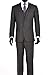 Men's Premium Charcoal Gray-Dark Grey Modern Fit Suit