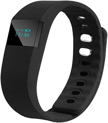 Excelvan I5 Plus Smart Bracelet Bluetooth 4.0 Waterproof Touch Screen Fitness Tracker Health Wristband Sleep Monitor Smart Watch (black)