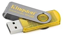Kingston DataTraveler 101 - 16 GB USB 2.0 Flash Drive DT101Y/16GB (Yellow)