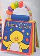 ANIMAL COLORS RATTLE BOOK by Gund