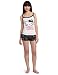 Hello Kitty Women's Hk Shimmer And Shine Pajama Short Set With Tank Top And Shorts