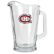 Montreal Canadiens NHL 60oz Glass Pitcher - Primary Logo by Great American Products