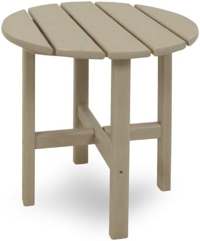 Ivy Terrace IVRT18SA Classics Round Side Table, 18-Inch, Sand