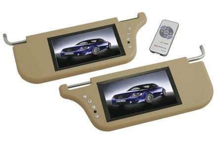 Absolute SVC-8000-PKGC 8 Complete Sunvisor Monitor Package (Cream)