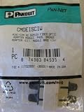 Panduit Mini-Com SC Duplex Fiber Optic Adapter Module, Phos. Bronze Adapter