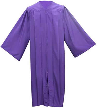 Apparel Group Big Boys' Matte Purple Elementary Cap, Gown & Tassel 42(4'9" - 4'11")